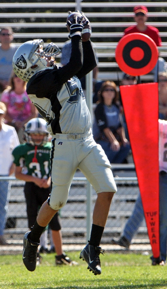 Tyler Esquivel makes a great catch for the team.