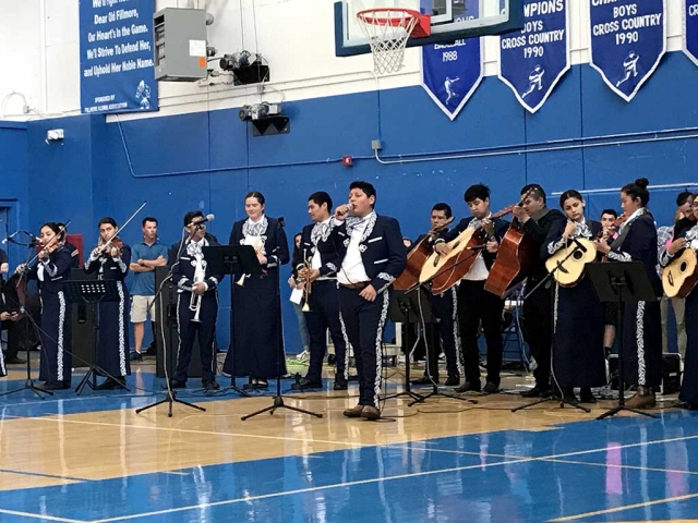 Fillmore High School Mariachi Band. 