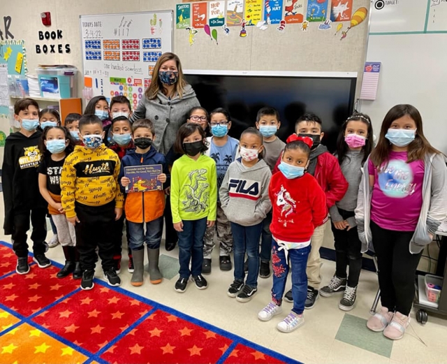 On Wednesday, March 2nd at Mountain Vista Elementary, the students celebrated Read Across America 2022. As a treat special guests like Cynthia Frutos, Assistant Superintendent of Educational Services pictured above, the Fillmore Fire Department and others read their favorite stories to the students. A special thank you to our community heroes for reading to our Wildcats! Read Across America 2022 was Read-tastic! Courtesy Mountain Vista Elementary Blog. www.blog.fillmoreusd.org