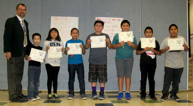 5th Grade Recipients: Martin Garza, Alondra Rodriguez, Juan Luis Orozco, Ivan Becerra, Aiden Sanchez, Omar Aguilar, Juan Luis Valdez Solorzano