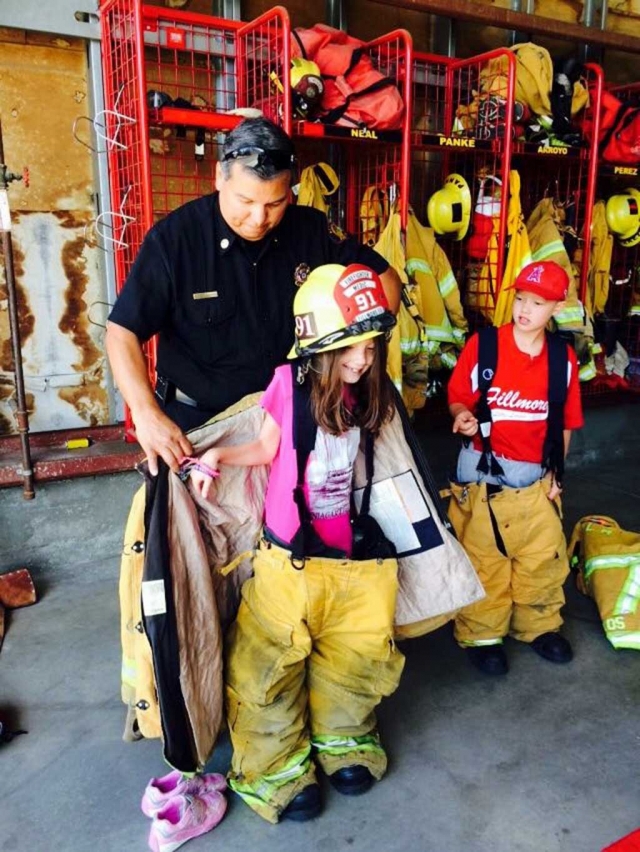 Chief Landeros was hands-on when it came to the community. He never said No to a request for help.