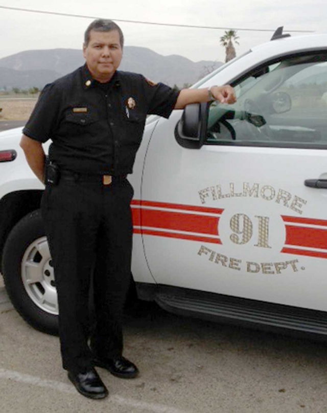 Fire Chief and Interim City Manager Rigo Landeros photographed in July 2013 by Dick Diaz.