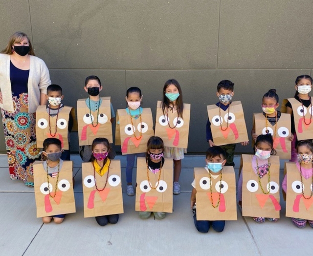 Last week, in the spirit of Thanksgiving, students from Rio Vista Elementary dressed up as turkeys for the school day. Above Mrs. Yannapu and her flock! Gobble Gobble! Photo courtesy Rio Vista School website.