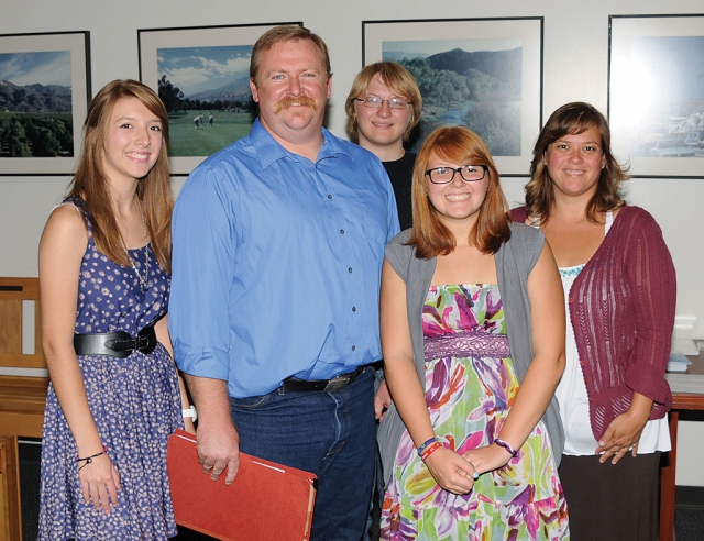 Rick Neal has pulled papers as a candidate for Fillmore City Council. From the left, son Trenton, and daughters Roxie and Tori with wife Christie at far right. Rick was born in Fillmore and is the owner of two local businesses, Central Music and The Service Professional Plumbing. He is also a volunteer Firefighter/EMT for the Fillmore Fire Department and a Captain of his Fillmore Mountain Search and Rescue Team.