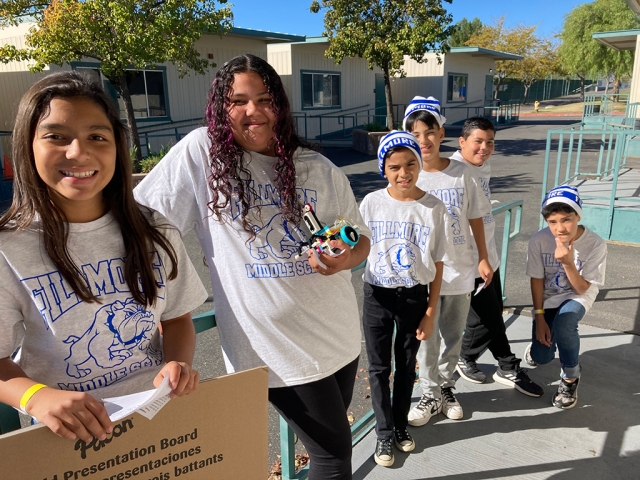 On Saturday, the FMS Robotics team went to their first ever qualifying tournament, making it to the next qualifying round. They should be so proud of themselves—this is really a big accomplishment! The team came prepared, and they worked well together. Let’s congratulate them and wish them luck for their competition on December 4th! Courtesy Fillmore Middle School Blog.