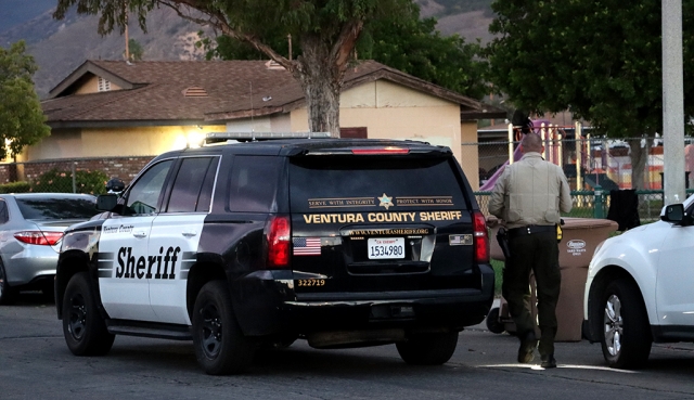 On Wednesday October 12th, 2022, at approximately at 6:00pm, Fillmore Deputies were seen with less lethal weapons (ie: pepper spray, tear gas, taser, etc.) along with their tactical gear for a subject that was reported swinging a shovel and belt on top of a roof in the Lemon Way Apartments. Deputies were able to approach the subject and take him into custody. No additional information was provided. Photo credit Angel Esquivel-AENews.