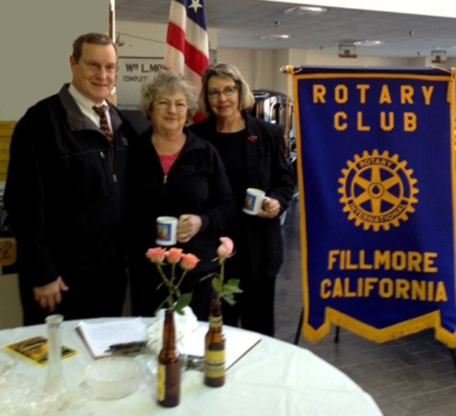 Kyle Wilson, President-Elect, Joanne King And Linda Nunes Joanne and Linda gave a presentation on tips for Tips for entering the Fillmore Flower Show It will be held on April 18-19.