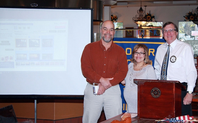 Pictured, John Nehrig, President Irma Rodriguez and Program Director Larry Dunst.