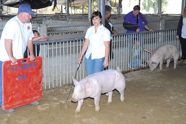 Sierra Blankenship, FFA, with her Father Mark Blankenship.