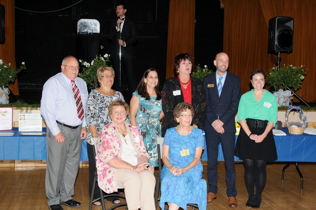 (l-r) Dave Wilde, Lucy Rangel, Shelly Johnson, Kathy Long, Brad Hudson, Patty Quiroz Seated Jeanne Klittich and Mary Ford.