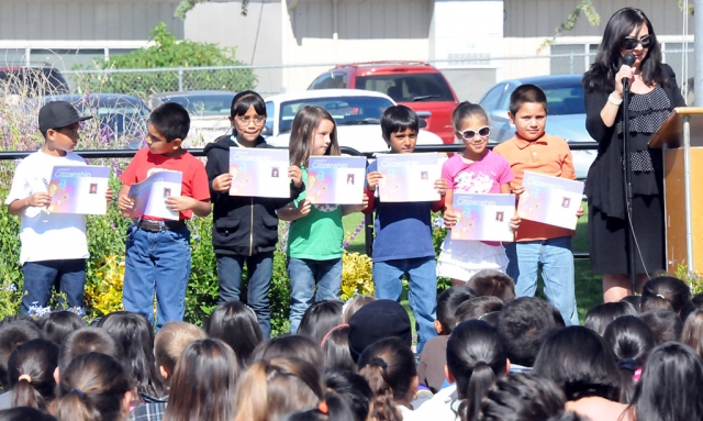 Last Wednesday Sespe School held their promotion ceremony. Above students received their Citizenship Awards