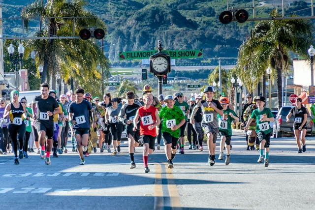 This past Saturday runners took their marks in front of City Hall for Fillmore’s 5K Shamrock Run. Runners of all ages participated and dressed in green to show their St. Patrick’s Day spirit. Photos courtesy Bob Crum.