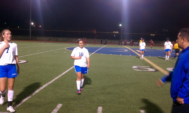 Fillmore High School Girls Soccer had their first league game against Bishop Diego, held on January 14, 2014. Fillmore won 3-0. Recap: Two goals by Reylene Martinez #4; Nayely Baez had two assists; Liz #18 had 1 goal; Esmeralda Murillo, Bri Santa Rosa, Maria Suarez, and Caroline Esquivel, Nesa Estrada played well defensively. Patty Vasquez had 4 saves.