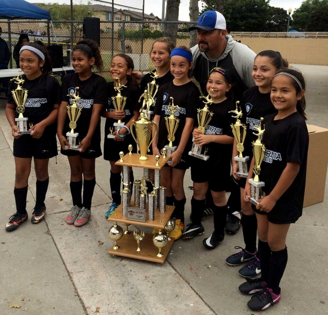 (l-r) Lexis Piña, Jadon Rodriguez, Victoria Piña, Makayla Mckenzie, Brooke Nuñez, Karissa Terrazas, Jessica Rodriguez and Victoria Lopez. Coach: Lomeli. Naomi Tobias and Ella Navarette are not pictured.