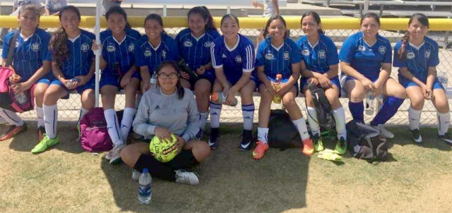 California United U-13 Girls feeling good about their 4-0 win over Oxnard Waves.