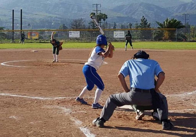 Flashes player ready to hit the ball against Bonaventure’s pitcher in bottom of the 9th inning where Fillmore pulls off an amazing comeback, in last Thursday’s game against St. Bonaventure.