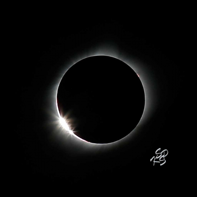 August 21st Solar Eclipse at Full Totality, in Gendo, Wyoming. Photo by Charles S. Morris - KSSP Photography Fillmore.