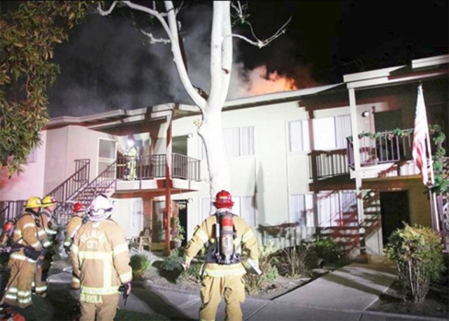 On Tuesday, February 21st at approximately 2:06am, Santa Paula Fire Department along with Fillmore Fire, Ventura County, and City of Ventura Fire departments responded to a structure Fire at the 200 block of North 8th Street in Santa Paula. Photos courtesy Fillmore & Santa Paula Fire Department.