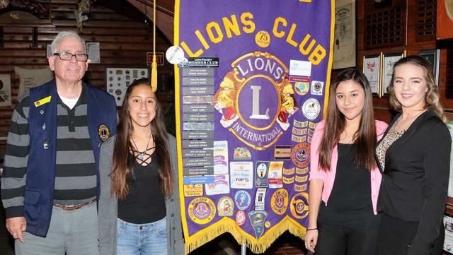 Fillmore High School sophomore Alina Herrera won first place in the Fillmore Lions Student Speaker Contest. Finalists in the annual contest included Chloe Stines, Connie Quintana, Jene Tarango, and Allison Recancaj. The winner received a $100 award; all other finalists received $25. Judging the contest were: Dr. Harvey Guthrie, Dr. Cynthia King, and Sue Cuttris. The next level of the contest for the winner to compete is Tuesday, March 7, Zone #8, 6:00 p.m. at the Camarillo Boys and Girls Club. 