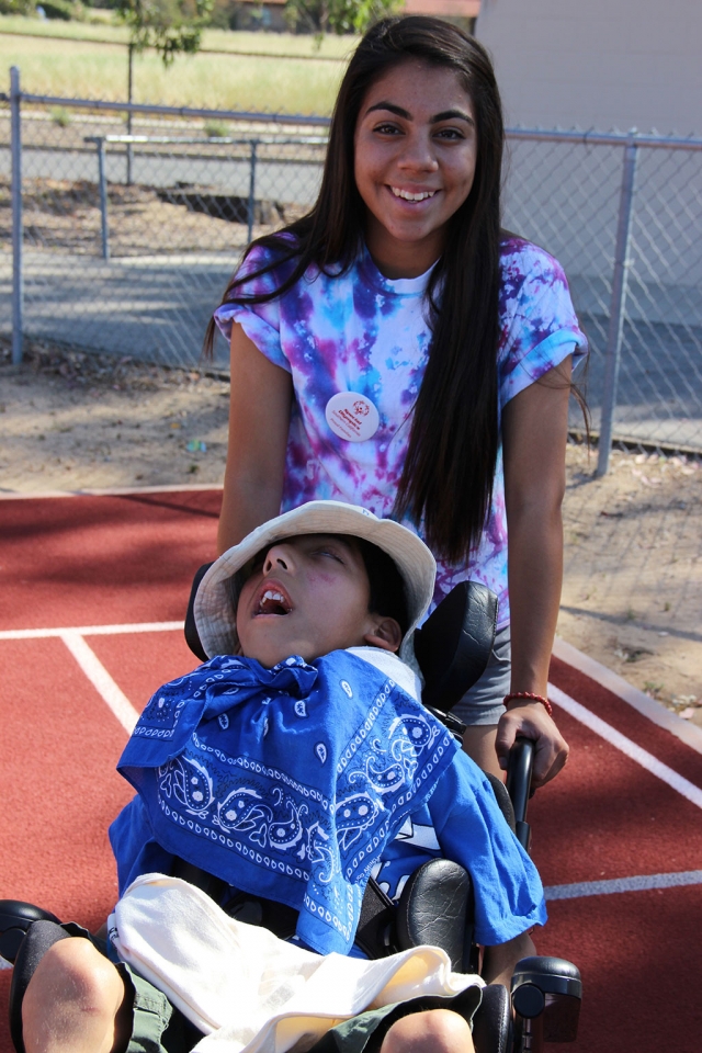 Julian and his buddy Danielle