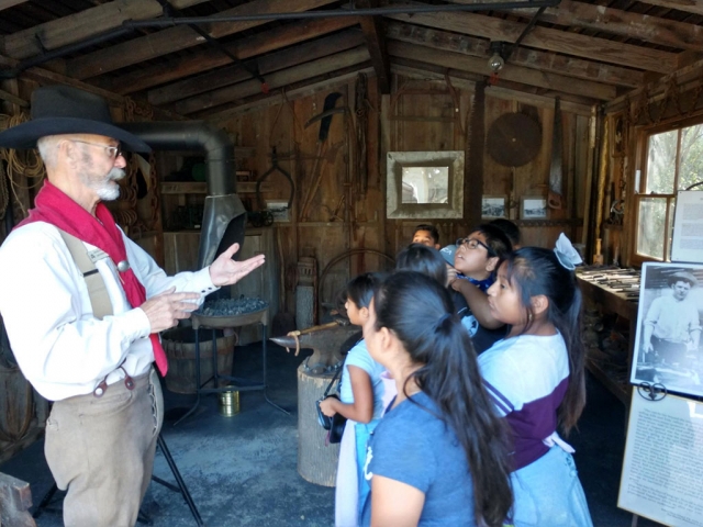Last week the 4th graders from San Cayetano Elementary school visited the Stagecoach Museum in Conjeo Valley. The students learned how the pioneers in the 1800s use to live. They learned how to clean rugs, do chores, bake, play musical instruments, line dance and more. Pictured above are the students listening to a tour guide explain pioneering days. 