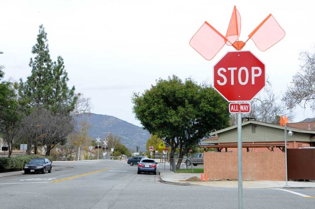 Just a safety heads-up. The intersection of B Street and 1st Street is now a 4-way stop. Most of us are used to running across Old Telegraph (next to La Unica) without stopping. Watch for the flagged stop signs.
