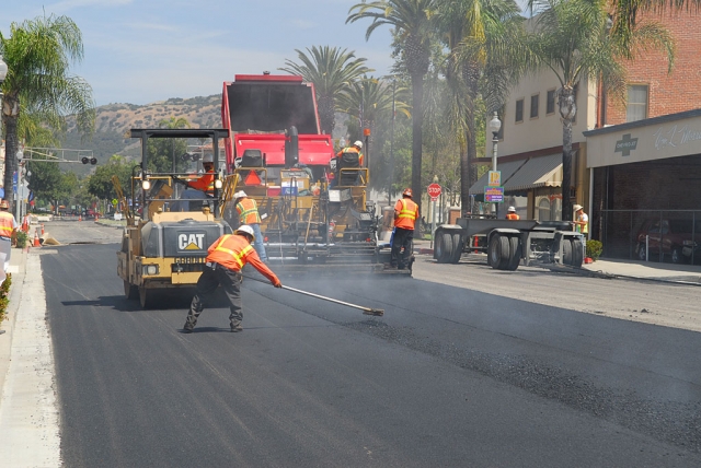 At last! After more than a year’s wait for the completion of storm drain construction down Central Avenue, the paving was applied last Thursday and Friday. The merchants on Central are ecstatic, as are those of us who have had to stumble across the street for so long.