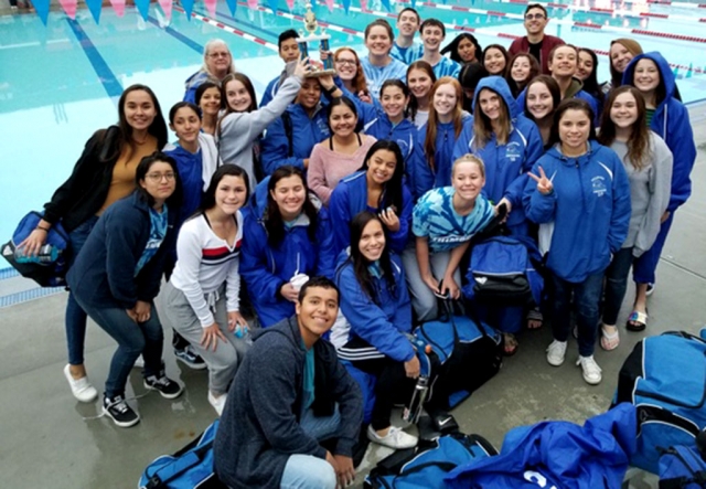 Fillmore High Swim Team attended their first meet at Hueneme High on Friday, March 1, 2019. Fillmore High took 3rd place overall. 