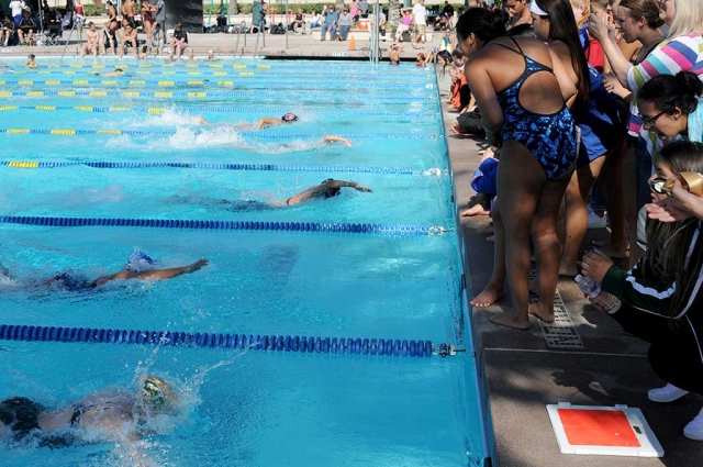 Frontier League finals were held at the Fillmore Community Pool on Thursday, May 2nd. The Fillmore Varsity Girls Relay Team did great, securing their place at CIFs prelims in Riverside as 1st Alternates.
