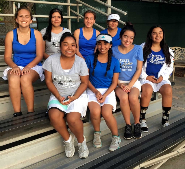 Fillmore High School Girls Tennis Team. Photo Courtesy Coach Bowman.