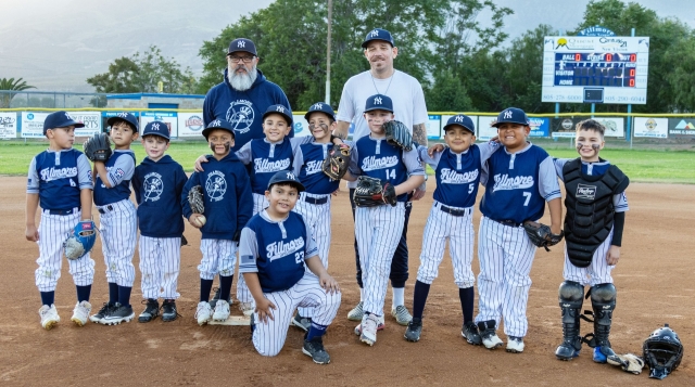 This past week, Fillmore Little League Minor B Yankees won their championship game. Congratulations! Photo credit Crystal Gurrola. 