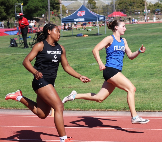 Pictured above is Flashes Leah Barragan during the CIF SS D4 Prelims on May 10th. Photo credit Anthony Chavez.