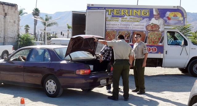 Fillmore Cadet Explorers help out with the Treasure Box.