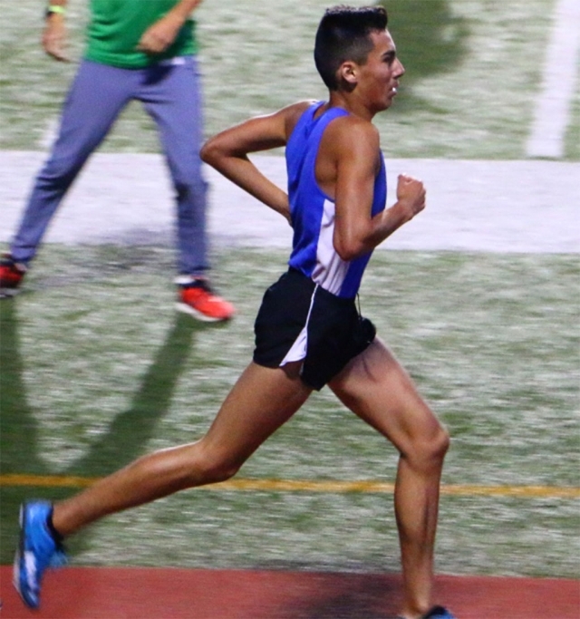 Fillmore High senior Fabian Del Villar advances to the CIF SS Division 4 Finals at El Camino College in both the 1600m and 3200m races this weekend. Fabian ran a personal best this past Saturday at the CIF SS Division 4 Prelims in the 1600m with a personal best of 4:25.23 in the 1600m. Photos courtesy Coach Kim Tafoya.