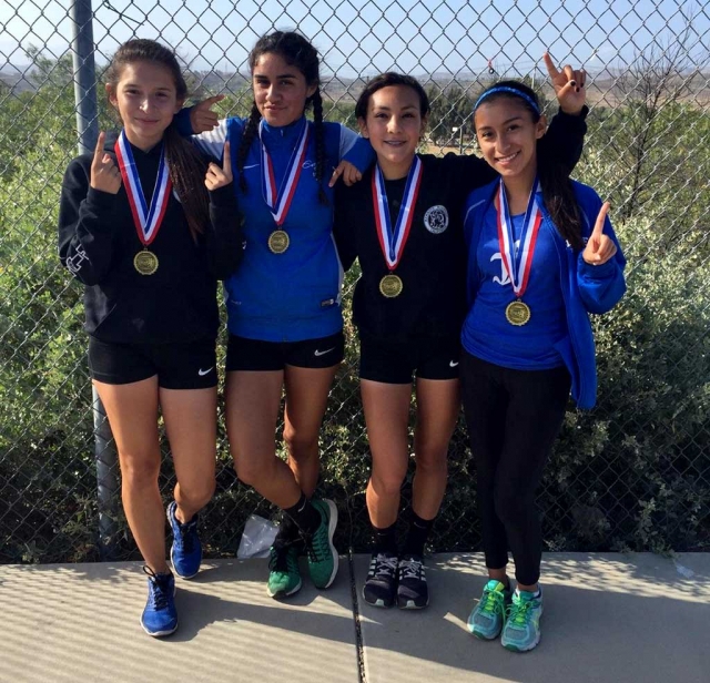 The Ventura County Track & Field Championships were held at Moorpark High School on Friday, April 29th. The 2016 Ventura County Championships Girls 4x800m relay team is… The Fillmore High School Flashes! Pictured (l-r) are Andrea Marruffo, Irma Torres, Carissa Rodriguez and Julissa Martinez. The meet was the best of the county schools.