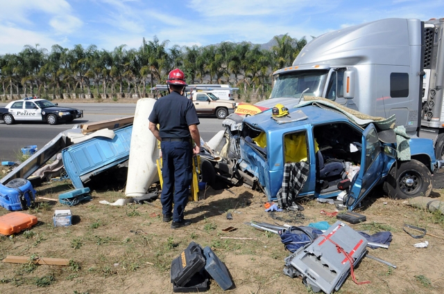 Eusebio Martinez Jr., 50, of Oak View was killed Friday in a traffic collision on highway 126 near Old Telegraph Road. Martinez was heading east when he collided with a semi truck traveling west that had entered his lane trying to avoid a collision with another vehicle that failed to stop at a stop sign. The vehicle was described as a gold Nissan Sport Utility Vehicle. Anyone with information please call (805) 477-4100.