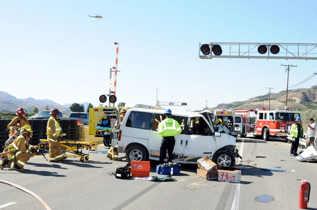 At approximately 1 p.m., Rafael Contreras, 21 of Fillmore, hit the back end of a semi driven by Kenneth Bell Jr., 62, of Porterville. 