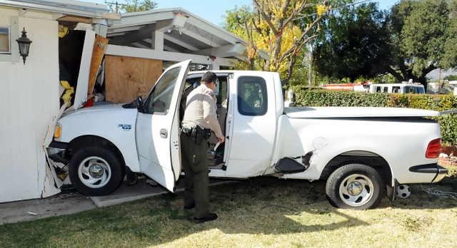 On Friday at approximately 12:30 p.m. a collision occurred at the intersection of Sespe Avenue and Mountain View. A Ford pickup driven by Jose Refugio Sanchez of Fillmore and a Nissan Altima driven by Veronica Martinez also of Fillmore collided. 