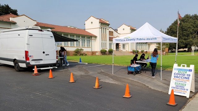 On Monday, September 27th, in front of the Fillmore Unified School District office, Ventura County Public Health offered free COVID-19 vaccinations. For more information visit www.vcrecovers.org.