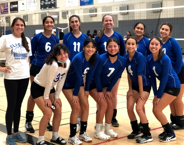 Fillmore Flashes Girls Volleyball seniors at the Providence tournament. Photo courtesy Kelly Myers.