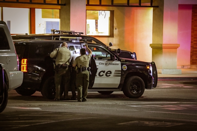 On Sunday, October 16th, 2022, at approximately at 8:00pm, Fillmore Police answered a call in front of Rite Aid for a subject disturbance. Deputies arrested a female subject as she resisted. The subject was arrest for PC 148, PC 647 (f), resisting arrest and public intoxication, along with other charges. Photo credit Angel Esquivel-AE News.
