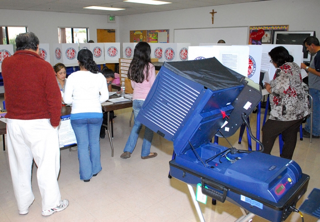 Voters did their duty by voting on November 4th, at St. Francis of Assisi church.