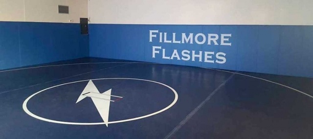 Fillmore High School wrestling room has made some upgrades which seem to be coming along nicely.