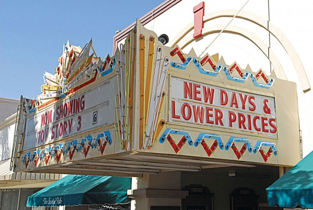 Reduced Hours: The Towne Theatre’s operating days were reduced to Friday, Saturday and Sunday as a cost-saving
measure.