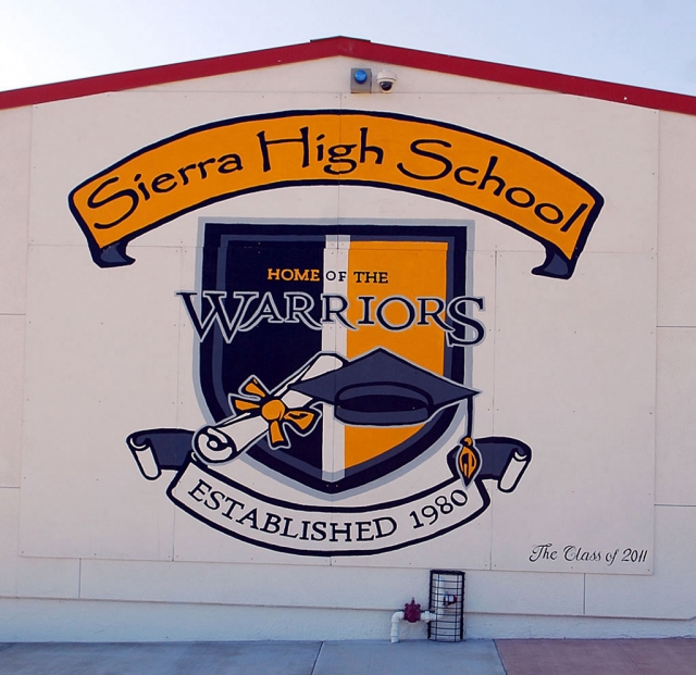 Sierra High School: SHS received a renovation, transforming it into a beautiful campus by October.