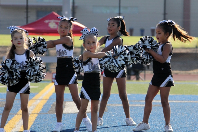 Raiders Bantams Cheer.