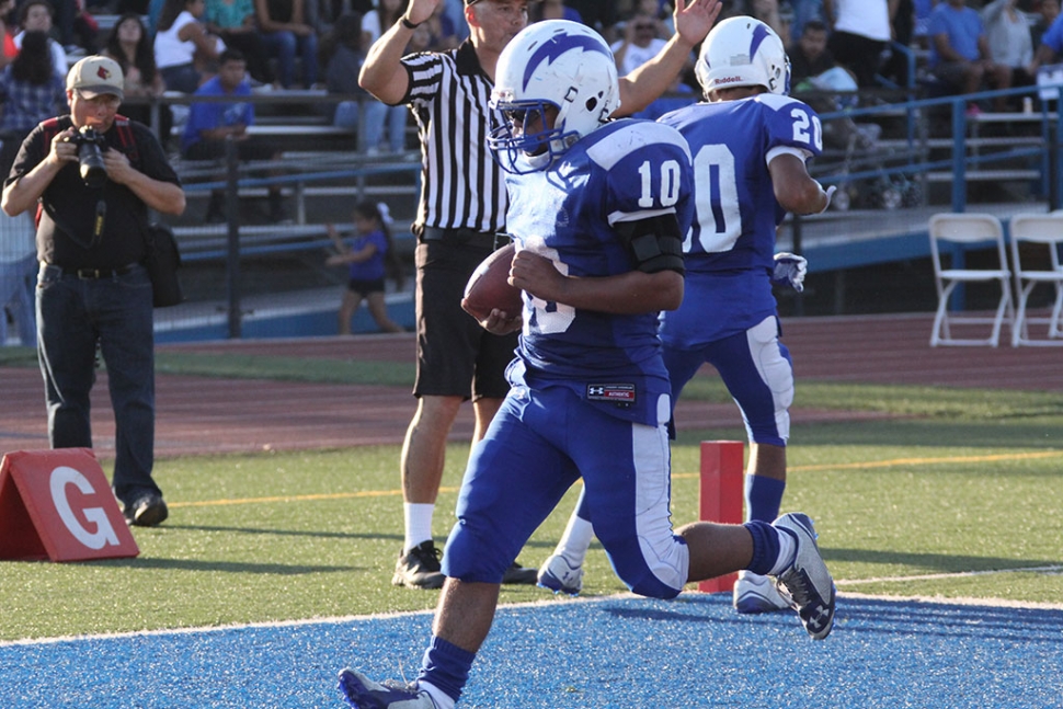Daniel Tafoya with a touchdown