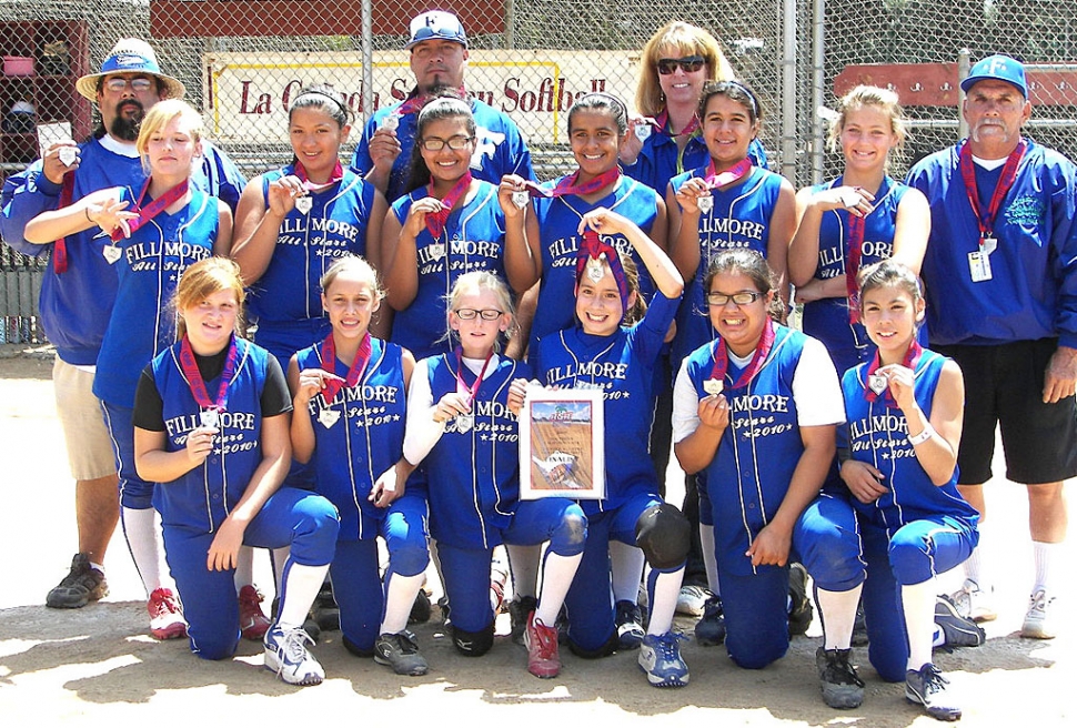 Fillmore 12-U All-Stars placed 2nd at the ASA District Tournament Fourth of July weekend. The girls did well throughout the weekend against teams from Mid Valley, La Canada and Sylmar. They will now go on to represent Fillmore at the State Tournament to be held July 16-18 in Camarillo.