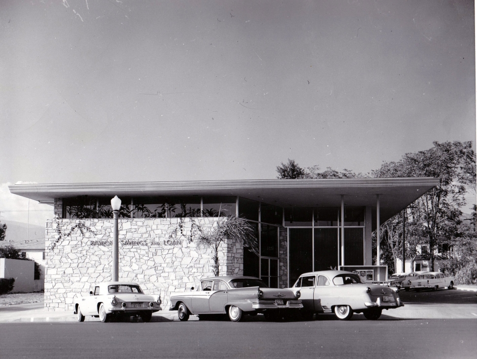 Above is the new building at 527 Sespe Avenue, Fillmore, back in 1957, which is now Bank of the Sierra. Photos Courtesy Fillmore Historical Museum.