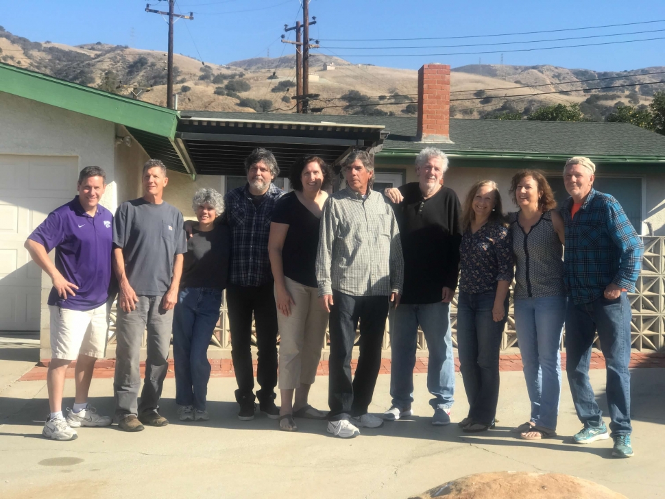 Above is a photo taken in 2018 after Marge Aguirre passing; George B. and Marge Aguirre's Children, left to right Andrew, Chris, Elizabeth, Philip, Michele, Tim, Mark, Angela, Kim, Matt.
